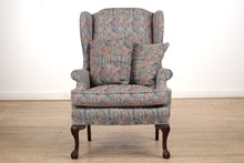 Load image into Gallery viewer, Earl's Colorful Leaves Wingback Chair