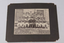 Load image into Gallery viewer, Early 20th Century High School Military Photo - Flag in Mid