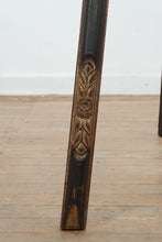 Load image into Gallery viewer, Antique Style Wood Display Easel Carved Floral Motif Floor Stand 77 Inch