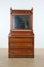 Load image into Gallery viewer, Antique Eastlake Dresser with Mirror – Late 1800s to Early 1900s