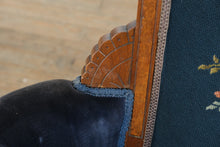 Load image into Gallery viewer, Antique Eastlake Loveseat with Needlepoint Panels