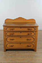 Load image into Gallery viewer, Antique Eastlake Victorian Dresser with Mirror and Glove Boxes