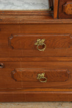 Load image into Gallery viewer, Antique Eastlake Style Dresser with Marble Accents & Mirror