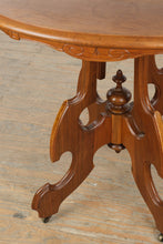 Load image into Gallery viewer, Antique Eastlake Style Tea / Foyer Table on Casters