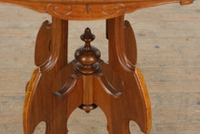 Load image into Gallery viewer, Antique Eastlake Style Tea / Foyer Table on Casters