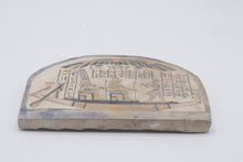 Load image into Gallery viewer, Egyptian Revival Wall Plaque Relief Hieroglyphic Scene Resin Stone Decor