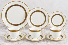 Load image into Gallery viewer, Royal Doulton Harlow H5034 Fine Bone China 49 Piece Dinnerware Set Service for 10