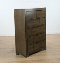 Load image into Gallery viewer, Elements Logic Rustic Gray 6-Drawer Chest of Drawers – Modern Bedroom Storage