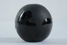 Load image into Gallery viewer, Arthur Court 1994 Vintage Black Art Glass Elephant Paperweight 3 Inch
