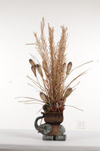 Load image into Gallery viewer, Elephant Pot with Artificial Plants