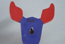 Load image into Gallery viewer, Tiger Lily Robert Tolone Elephant and Rhino Wooden Wall Hooks Hand Painted Folk Art