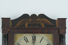 Load image into Gallery viewer, Antique Seymour, Williams & Porter Shelf Clock – c.1825 Eli Terry Patent Wooden Works Clock – Reverse Glass “Helen” Print