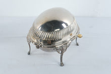 Load image into Gallery viewer, Elkington and Co Victorian Silver Plate Revolving Breakfast Dish Server