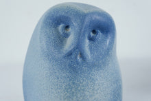 Load image into Gallery viewer, ARS Keramik Blue Owl Figurine Hand Made in Estonia Art Pottery