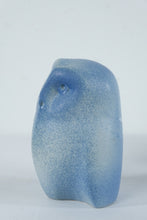Load image into Gallery viewer, ARS Keramik Blue Owl Figurine Hand Made in Estonia Art Pottery