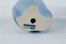 Load image into Gallery viewer, ARS Keramik Blue Owl Figurine Hand Made in Estonia Art Pottery