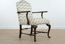 Load image into Gallery viewer, Ethan Allen Upholstered Accent Chair with Solid Wood Frame