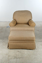 Load image into Gallery viewer, Ethan Allen Swivel Rocker Lounge Chair with Matching Ottoman