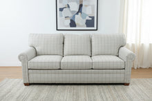 Load image into Gallery viewer, Ethan Allen Conor Three Seat Sofa British Style Rolled Arm Upholstered Couch