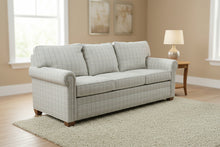Load image into Gallery viewer, Ethan Allen Conor Three Seat Sofa British Style Rolled Arm Upholstered Couch