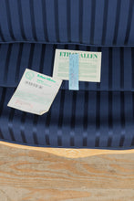 Load image into Gallery viewer, Ethan Allen Navy Country French Bergère Arm Chair