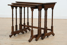 Load image into Gallery viewer, Ethan Allen Nesting Tables with Turned Legs