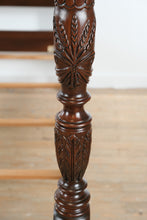 Load image into Gallery viewer, Ethan Allen Queen Rice‑Carved Poster Bed - Georgian Court