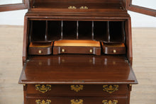 Load image into Gallery viewer, Ethan Allen Georgian Court Secretary Desk & Display Cabinet