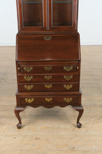 Load image into Gallery viewer, Ethan Allen Georgian Court Secretary Desk & Display Cabinet