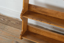 Load image into Gallery viewer, Ethan Allen Three Tier Wall Shelf Solid Wood Display Rack 27 Inch