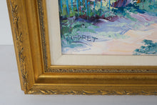 Load image into Gallery viewer, Laforet Signed Original Oil Painting Mediterranean Coastal Village 47 x 38