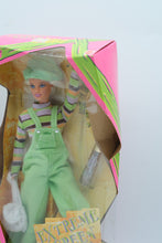 Load image into Gallery viewer, Extreme Green Teen Skipper Doll, Mattel Cool Color Streaks Hair Play, Original Box