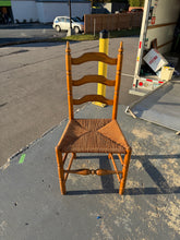 Load image into Gallery viewer, Lynn Farm Ladder-Back Chair with Rush Seat
