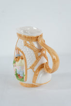 Load image into Gallery viewer, Fitz and Floyd Bunny Pitcher Ceramic Easter Rabbit Jug Basket Design