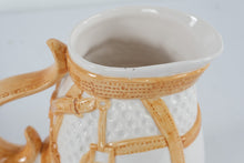 Load image into Gallery viewer, Fitz and Floyd Bunny Pitcher Ceramic Easter Rabbit Jug Basket Design