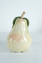 Load image into Gallery viewer, Fitz and Floyd Sommer Hill Large Pear Figurine – Handcrafted Ceramic Sculpture