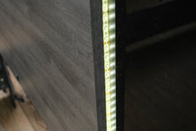 Load image into Gallery viewer, Fabelli Italia Gray Wood Queen Bed Frame with LED Headboard