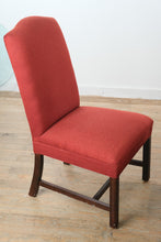 Load image into Gallery viewer, Fairfield Upholstered Parsons Dining Chairs Set of 4 Red Fabric Wood Frame