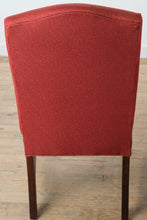 Load image into Gallery viewer, Fairfield Upholstered Parsons Dining Chairs Set of 4 Red Fabric Wood Frame