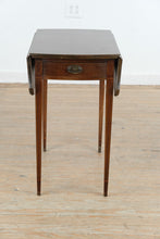 Load image into Gallery viewer, Jallon & Heller Mahogany Pembroke Drop Leaf Side Table with Drawer