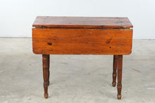 Load image into Gallery viewer, Antique Farmhouse Pine Drop Leaf Dining Table