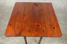 Load image into Gallery viewer, Antique Farmhouse Pine Drop Leaf Dining Table