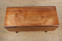 Load image into Gallery viewer, Antique American Farmhouse Drop Leaf Dining Table in Solid Walnut