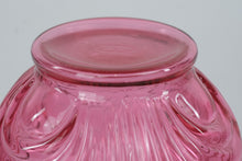 Load image into Gallery viewer, Fenton Country Cranberry Caprice Glass Pitcher Clear Handle 8 Inch