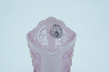 Load image into Gallery viewer, Fenton 95th Anniversary Satin Glass Victorian Boot | Empress Rose, Snowflake Design