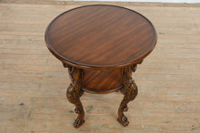Load image into Gallery viewer, Stanford Furniture Kilimanjaro Round Carved Wood Side Table