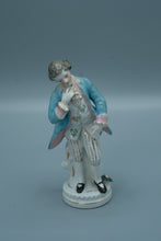 Load image into Gallery viewer, Porcelain Man Figurine – Made in Occupied Japan – 6.5" Tall