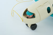 Load image into Gallery viewer, Vintage 1970s Fisher-Price Play Family Airport Jetway Set – With Figures, Plane, and Accessories
