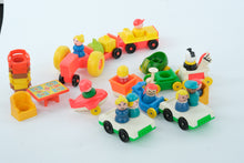 Load image into Gallery viewer, Vintage 1970s Fisher-Price Play Family Airport Jetway Set – With Figures, Plane, and Accessories
