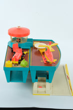 Load image into Gallery viewer, Vintage 1970s Fisher-Price Play Family Airport Jetway Set – With Figures, Plane, and Accessories